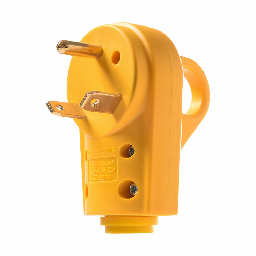 125V 30Amp Male Female Plug RV Replacement Power Plugs Electric Cord Connector