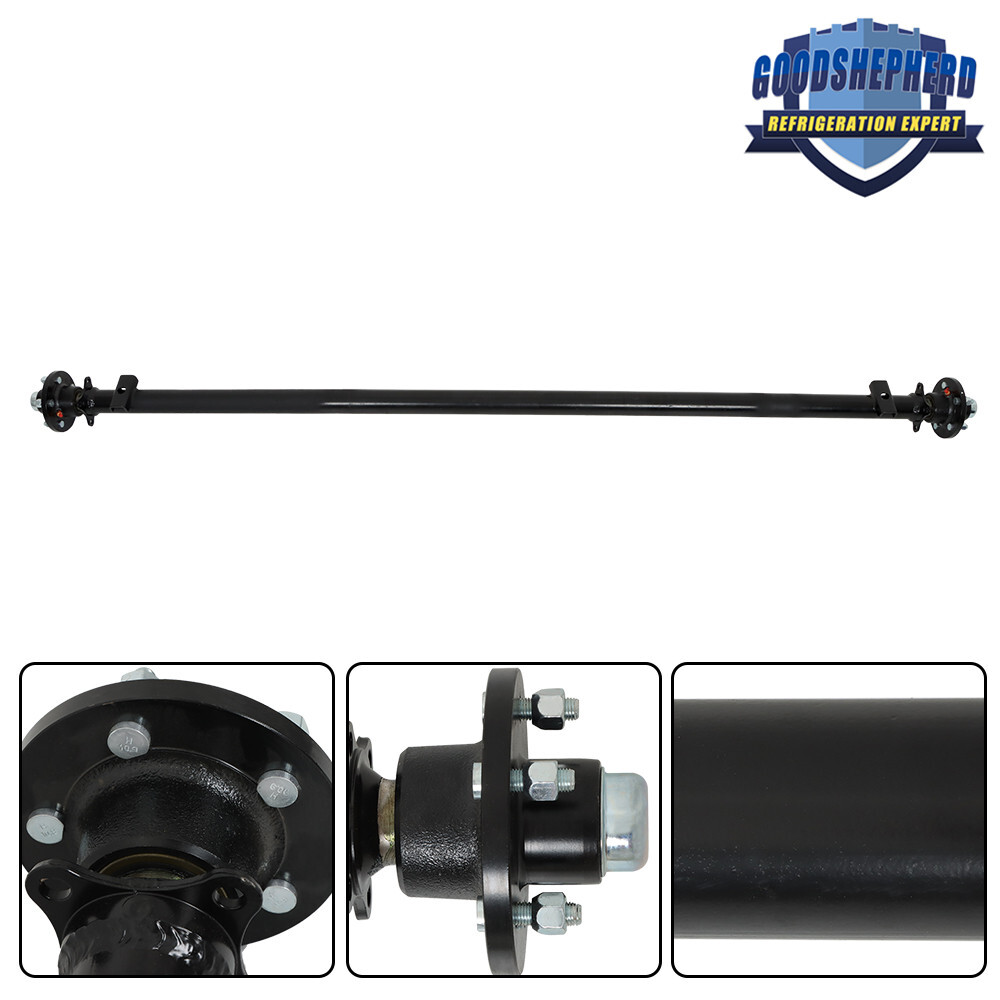 3.5K Trailer Axle 5 lug 5 on 4.5″ 89″ Hub Face 74″ Spring Center 76″ Wide Frame