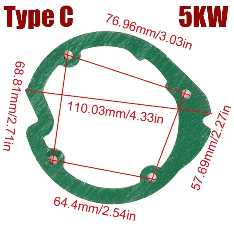 2KW 5KW Air Diesel Heater Blower Fan Motor Gaskets Set For Car Truck Camper