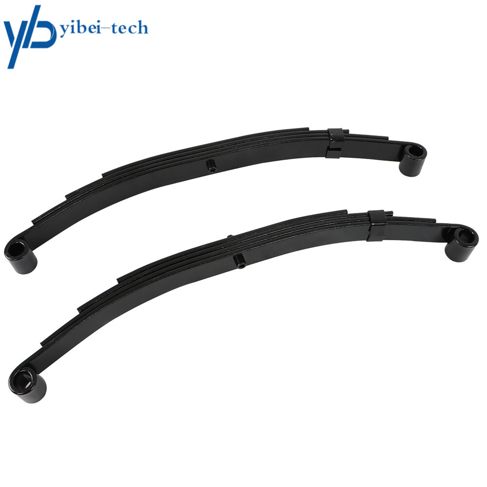 Set 4 Trailer Leaf Spring 4 Leaf Double Eye 2500 lbs Cap Per For 5000 lbs Axle
