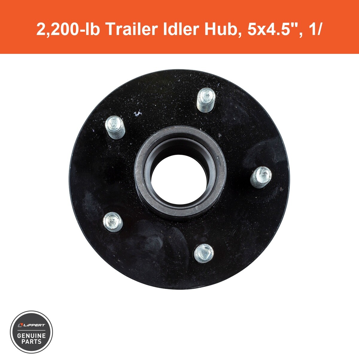 CURT 2024029111 Trailer Idler Hub Assembly – 2,200-lb. 5 on 4-1/2″, 13-15″ Wheel