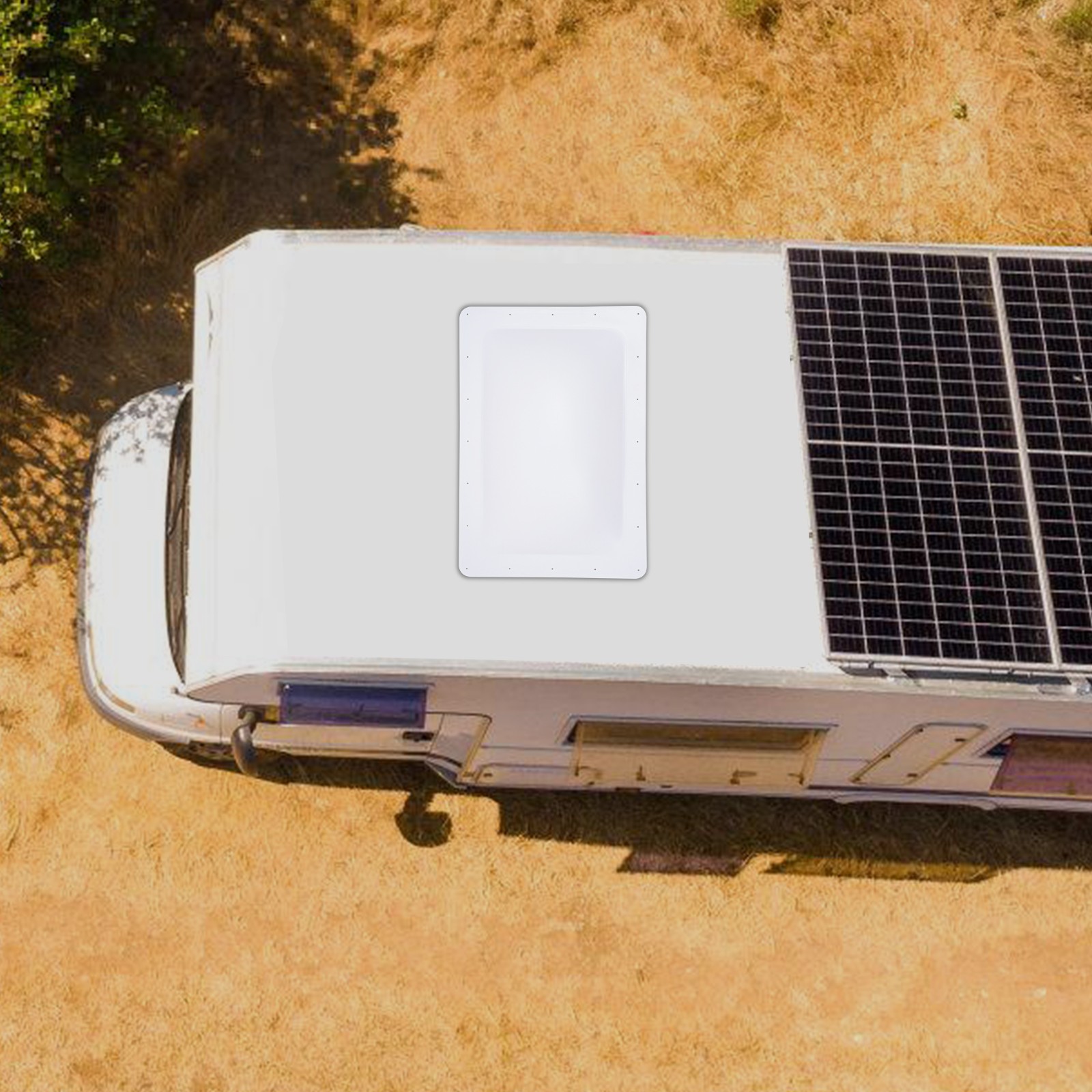 RV Skylight Fits For Camper Skylight 18*26in Universal RV Skylight Outer Dome