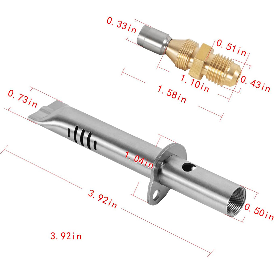 for Norcold 621957 RV Refrigerator Burner Orifice Assembly, With Orifice Adapter