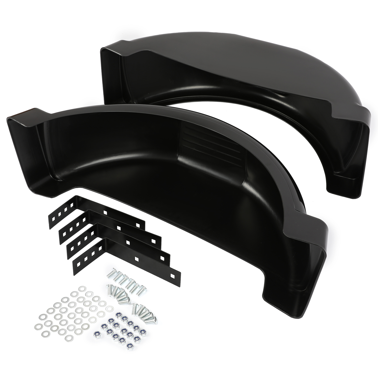 LH & RH Trailer Fenders Fits For Single Axle Trailers w/ 13″ Diameter Wheels