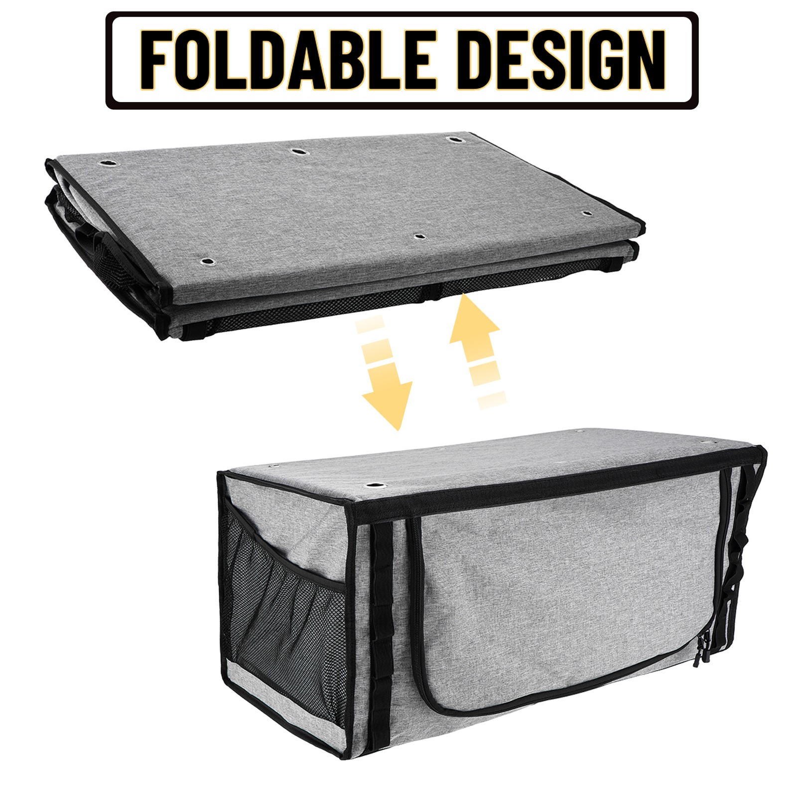 RV Overhead Soft-Sided Storage Cabinet 24″ For Benz Sprinter & Ford Transit vans