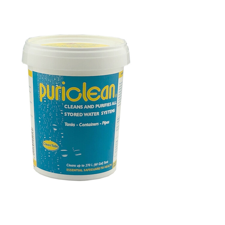 Puriclean 400g Water Purification Treatment Caravan Water System Cleaner 270L