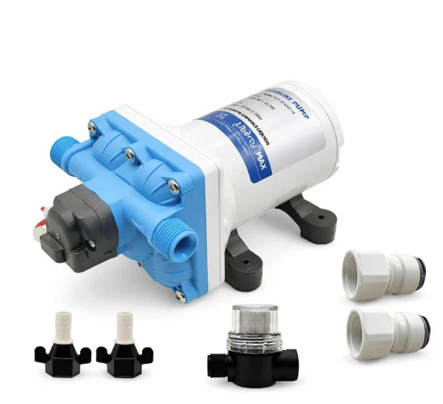 Liberty Max Water Pump 10L 30PSI 12V – For Campervan, Motorhomes and Caravans