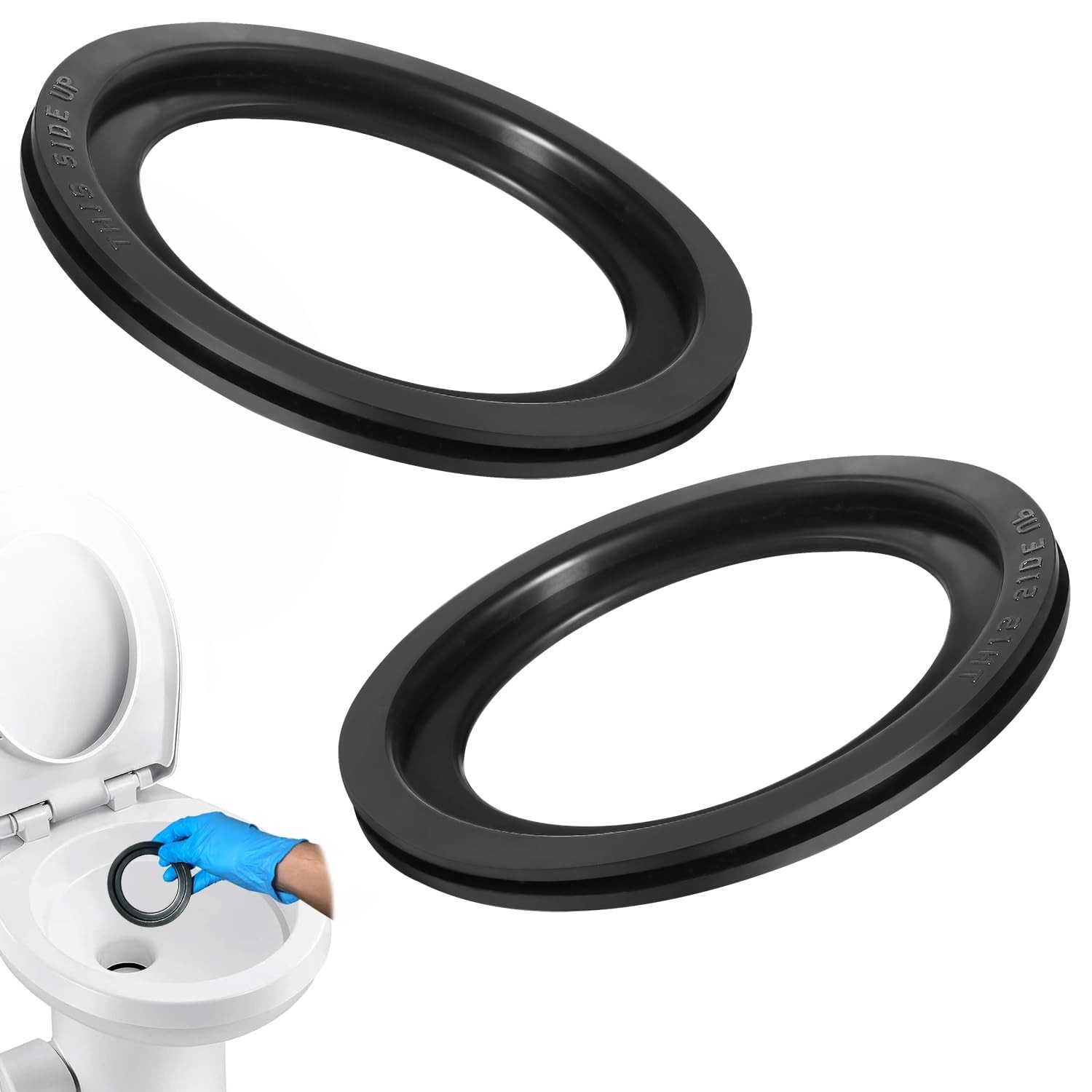 RV Toilet Seal, Flush Ball Seal Gasket Replacement 385311658 for Dometic…