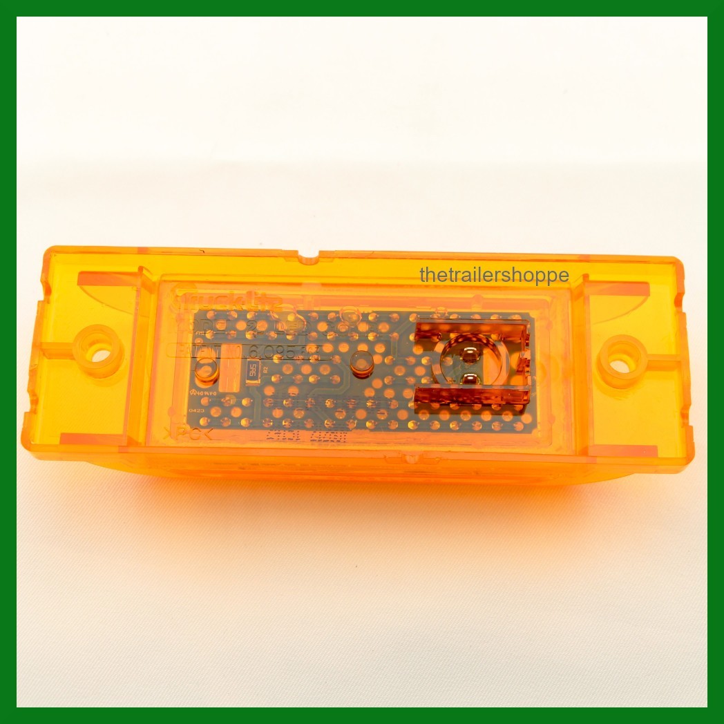 Rectangular 20 LED Amber 2 X 6 Marker Light Surface Mount Truck-lite 21280Y