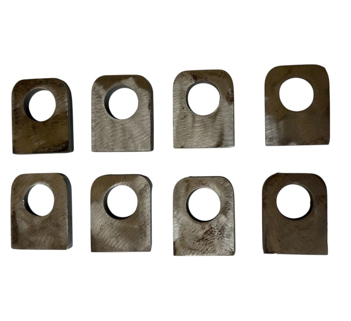 Lot Of 8 Trailer Ramp Hinge Weld On 2”x2.5” For 1” Pin