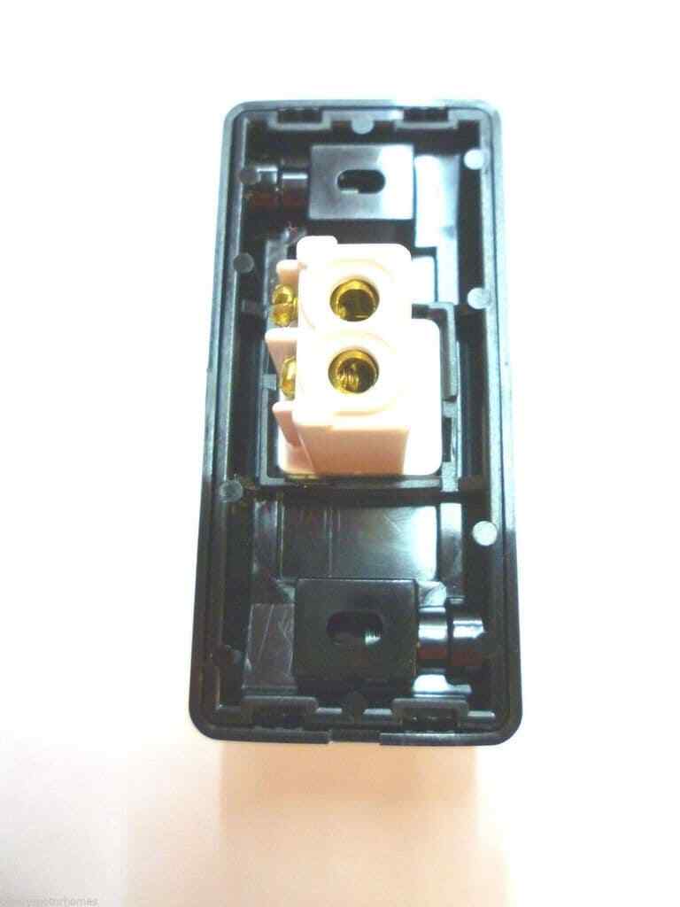 Motorhome Caravan boat, horsebox Clipsal electrics 12v slim socket & plug. black