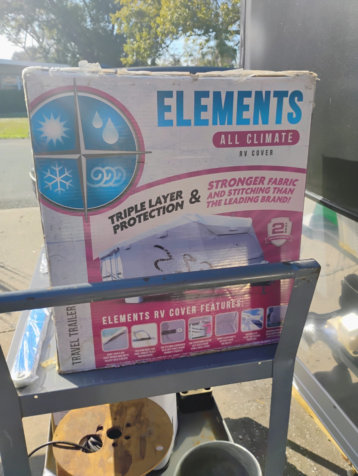 Elements All Climate RV Cover Travel Trailer Up To 20’ Tyvek-Brand New