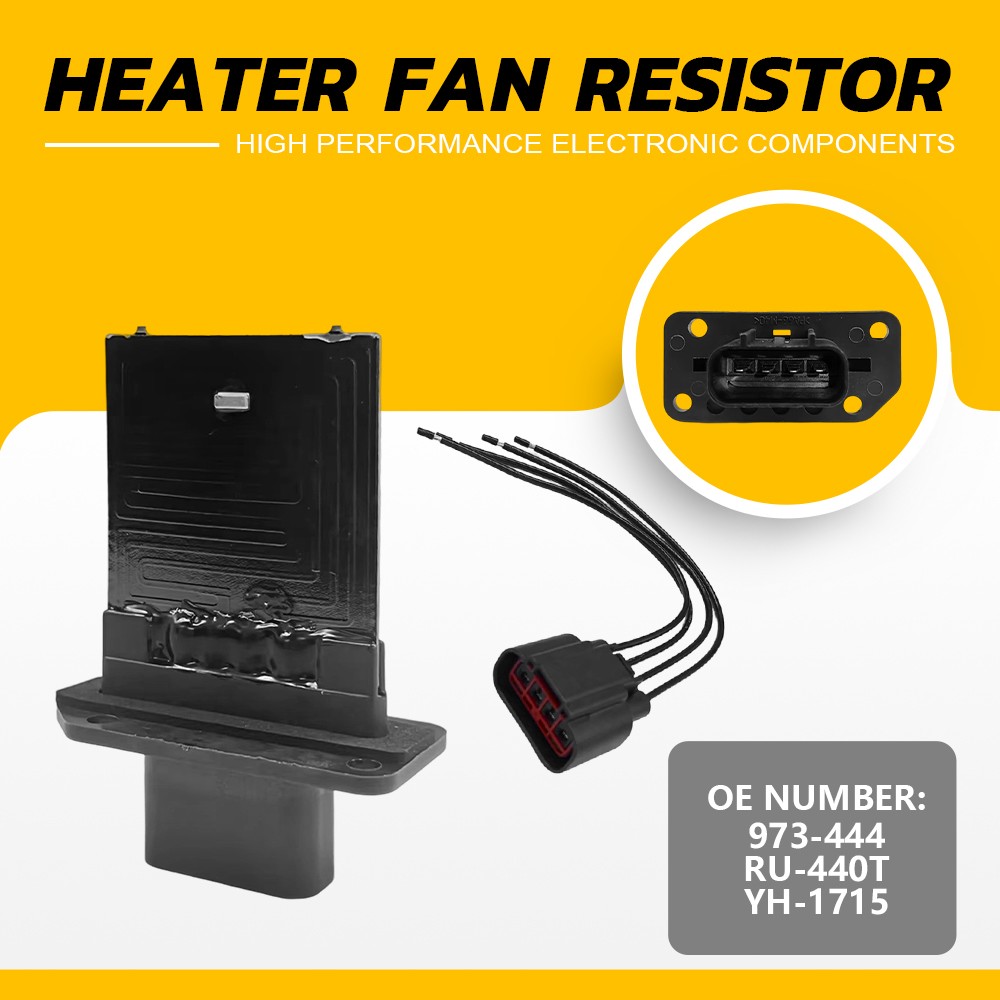HVAC Blower Motor Resistor For Ford Expedition Mustang with Wire Harness 1-5SET