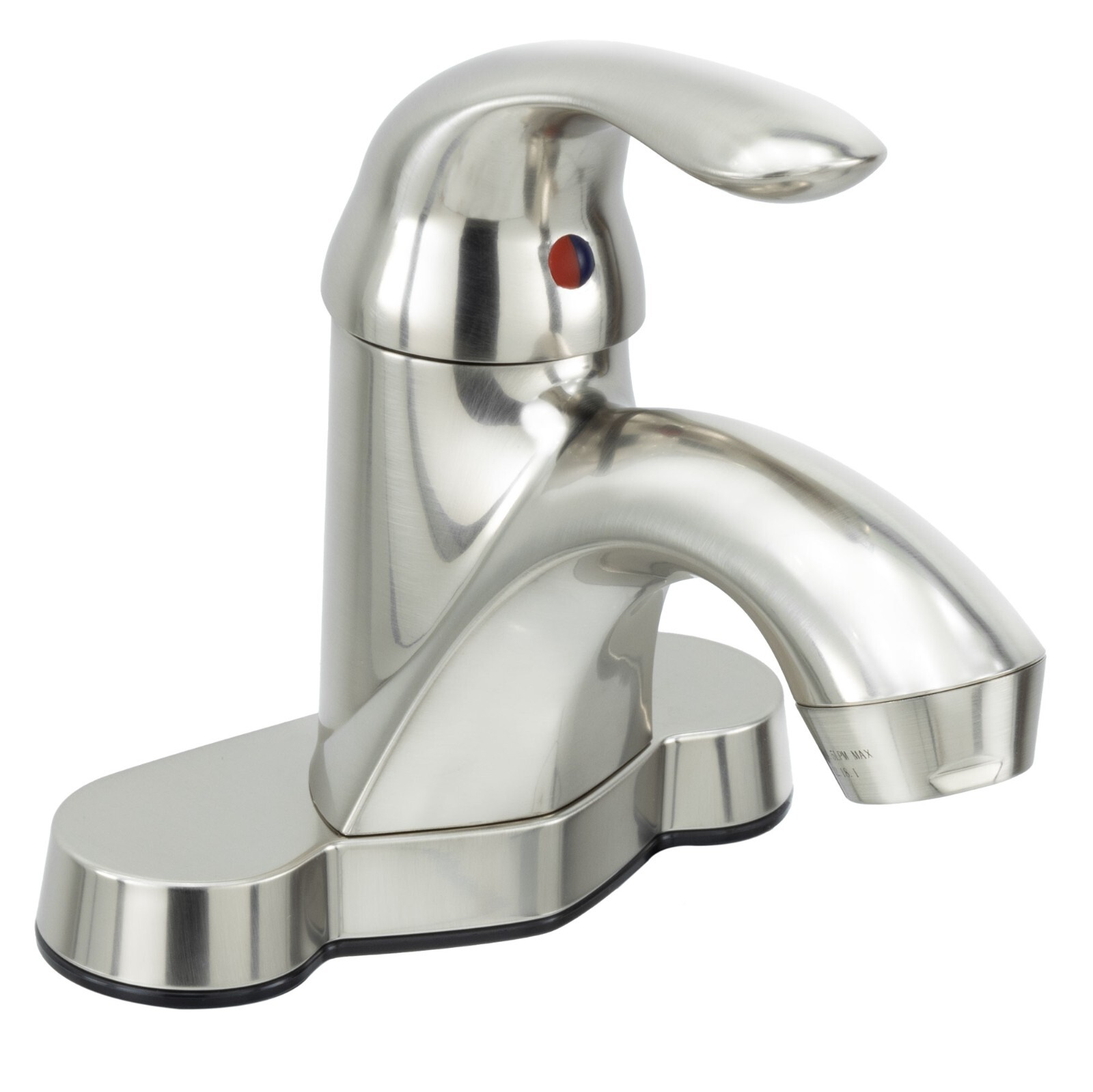 RecPro RV Faucet with Single Lever | 4 Inch Centerset | Brushed Nickel