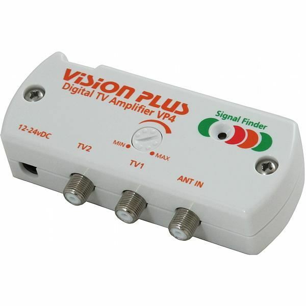 VISION PLUS VP4 DIGITAL CARAVAN CAMPERVAN TV AMPLIFIER SIGNAL FINDER & BOOSTER
