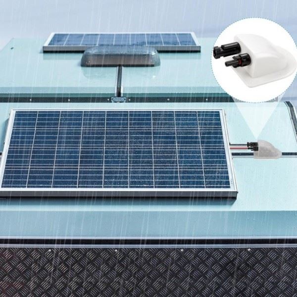Sleek Design 2 PCS IP68 Rated Junction Box for Solar Panel Connections