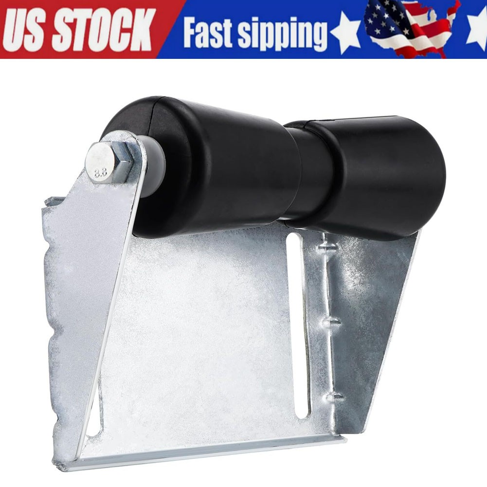 Boat Trailer Keel Roller Assembly Kit 12 inch with Roller Shaft and Bracket