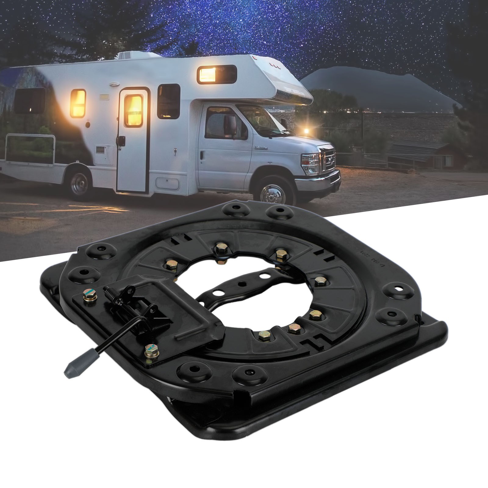 Universal Motorhome Seat Swivel Turntable Campervan Chassis Modification#