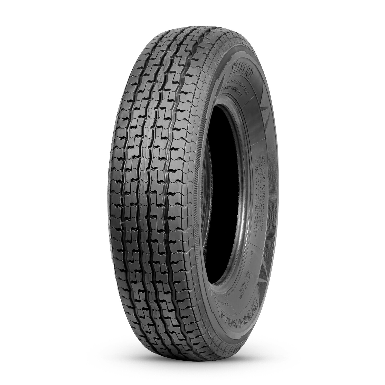 ST205/75R14 Boat Trailer Tire 8 Ply 205/75/14 Load Range D Steel Belted Radial