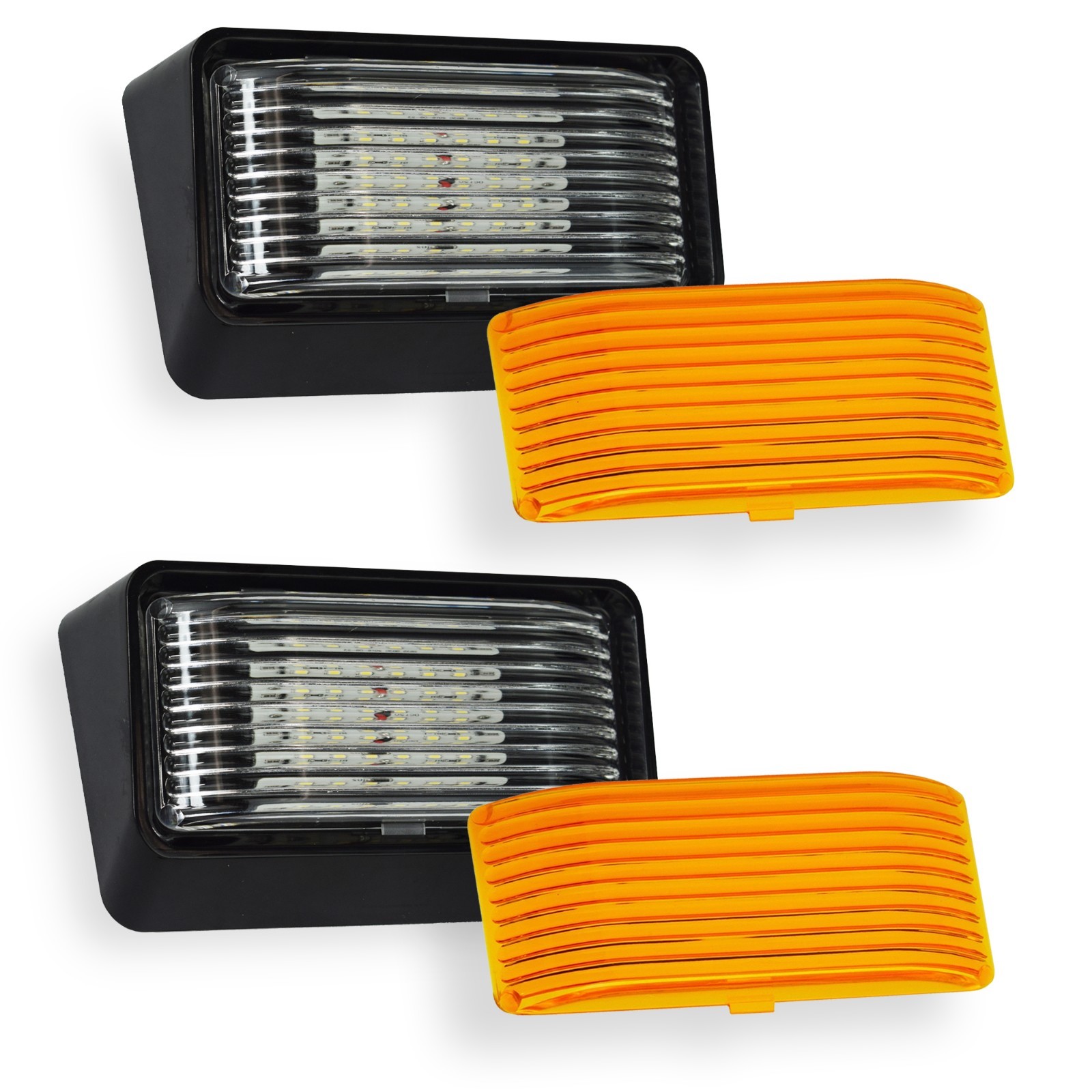 2x Waterproof RV Exterior LED Porch Utility Light Awning Light for Camper 12V