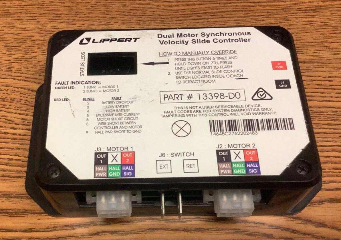 Lippert 13398-D0 2 Dual Motor Synchronous Velocity Slide Controller