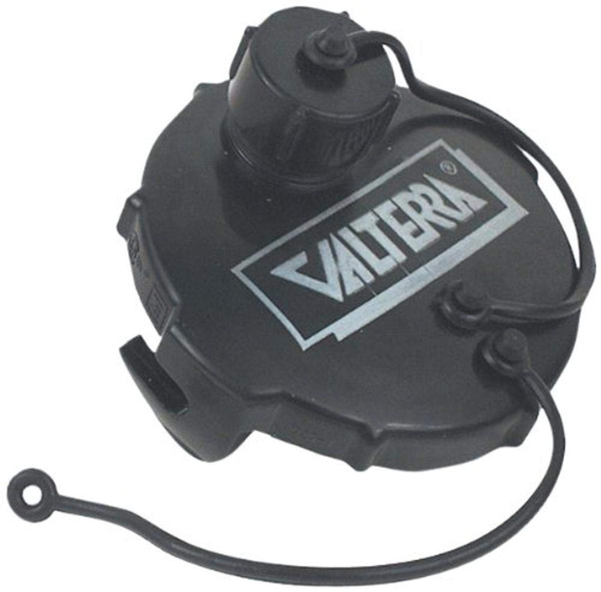 Valterra T1020-1VP Waste Valve Cap – 3″ with Capped 3/4″ GHT, Black (Carded)
