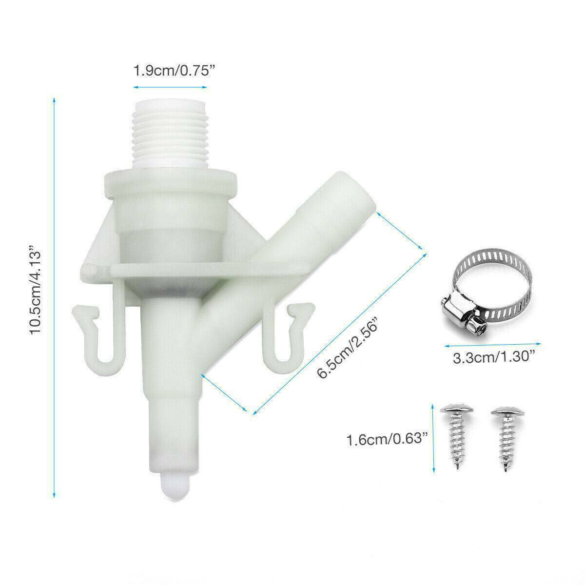 Water Valve Kit for Dometic 300/310/320 Series RV/Camper/Trailer Toilet385311641
