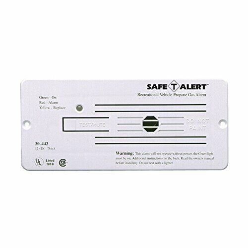Safe-T-Alert 30 Series Propane Gas Alarm 12V Flush Mount White 30-442-P-WT