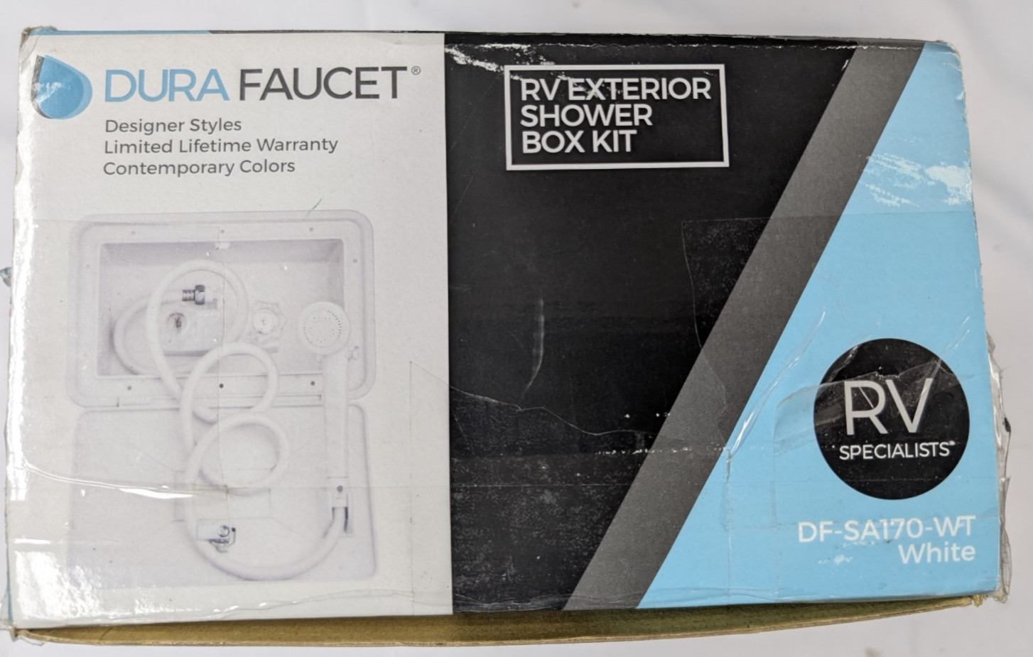 Dura Faucet DF-SA170-WT FAUCETS & COMPONENTS RV (Open Box – Read)