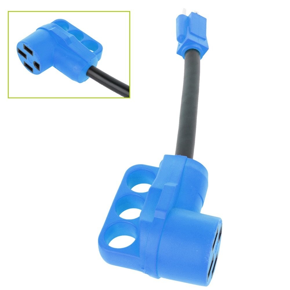 RV Electrical Converter Cord Cable Adapter 15 Amp Male to 50 Amp Female