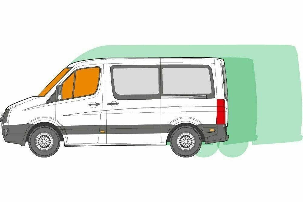 Just Kampers 3 Piece Thermo Mat Silver Screen Cab Kit VW Crafter 2006 – 2017