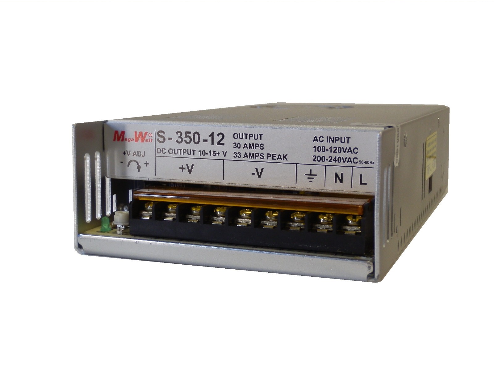 12-15 Volt 30 Amp Regulated On-Board RV Battery Charger Real Megawatt® 14