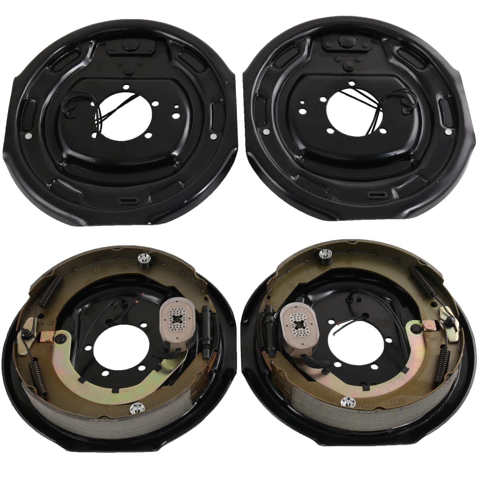 21005 Electric Trailer Brake 12″ x 2″ Assembly 7000 lbs Axle 2 Pair Set 12×2 NEW