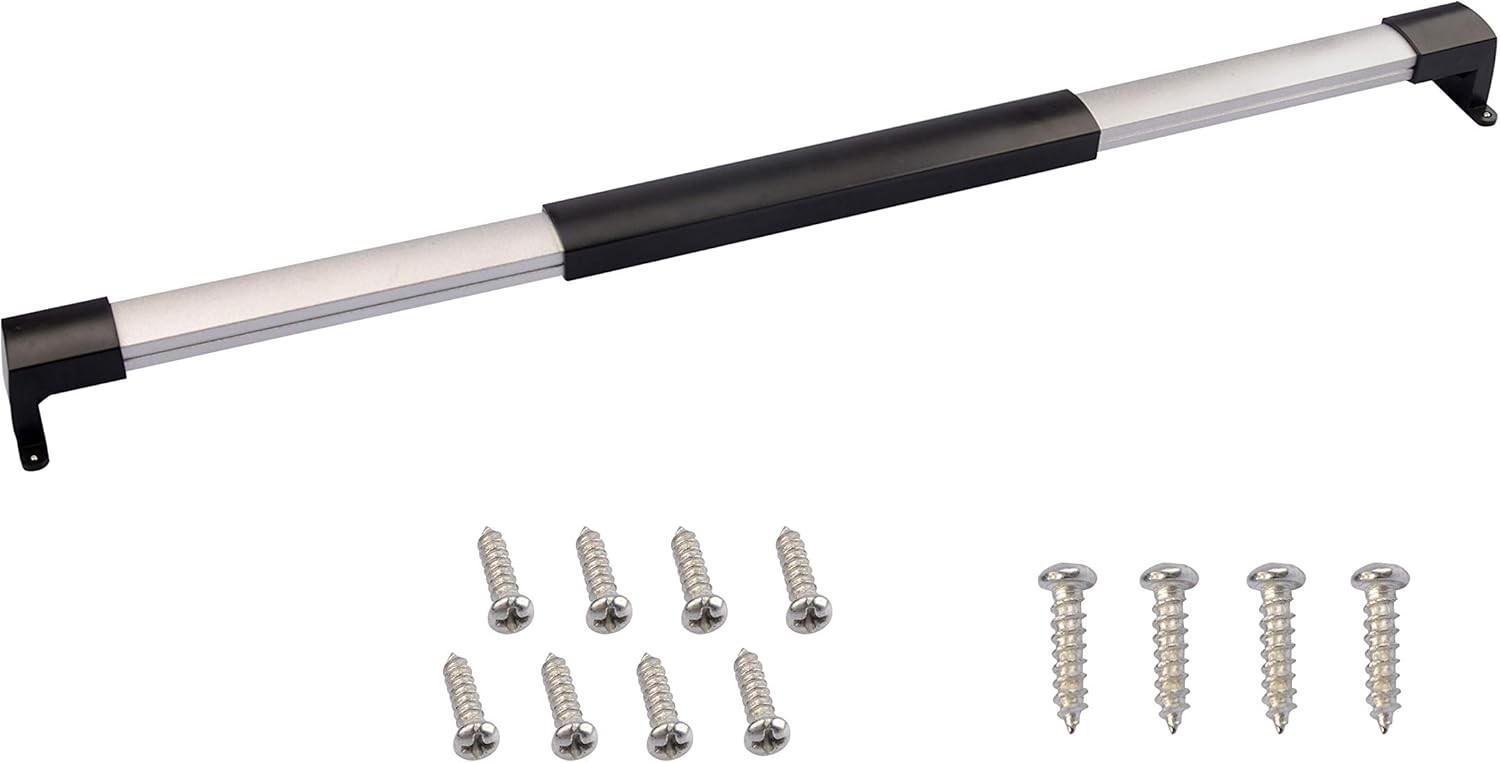 Durable Adjustable RV Screen Door Handle with Non-Slip Grip & Mounting Screws