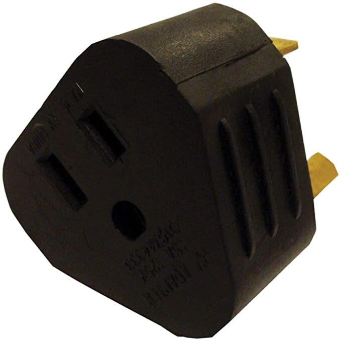 US Hardware RV Adapter 15 AMP Female – 30 AMP Male, 125 Volt