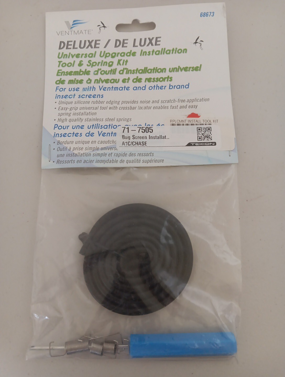 Ventmate Bug Screen Installation Kit 68673 Replacement Spring Fastener Kit