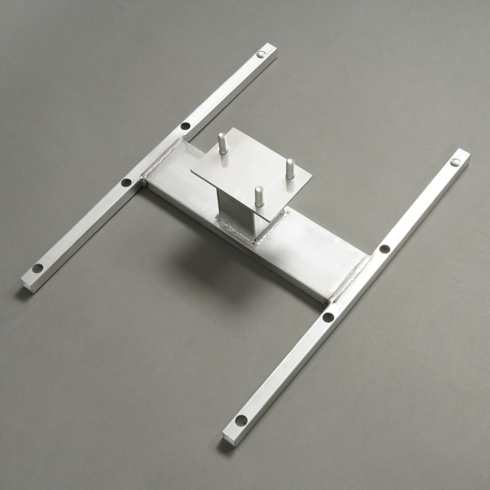 16″ Stud Spacing Trailer Mount H-Mount Spare Tire Carrier 5-Lug Wheel, Aluminum