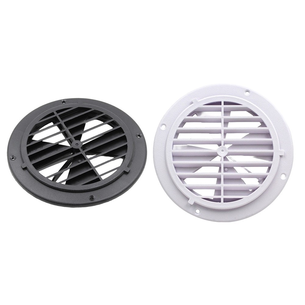 PP Plastic RV Vent Cover Circular Louver Grille for Outdoor Marine Camping Vent