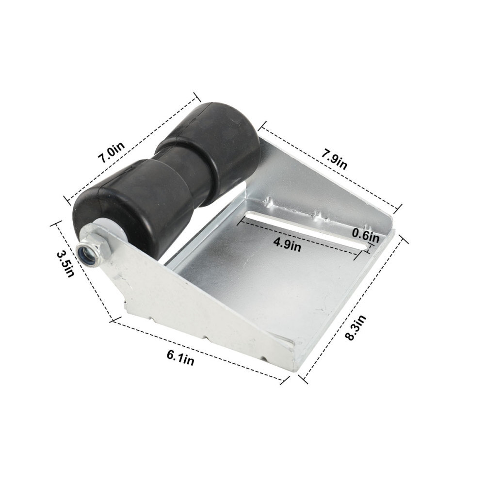For Boat Trailer Rollers with Brackets 8 / 10 / 12 inch Keel Roller Assembly Kit