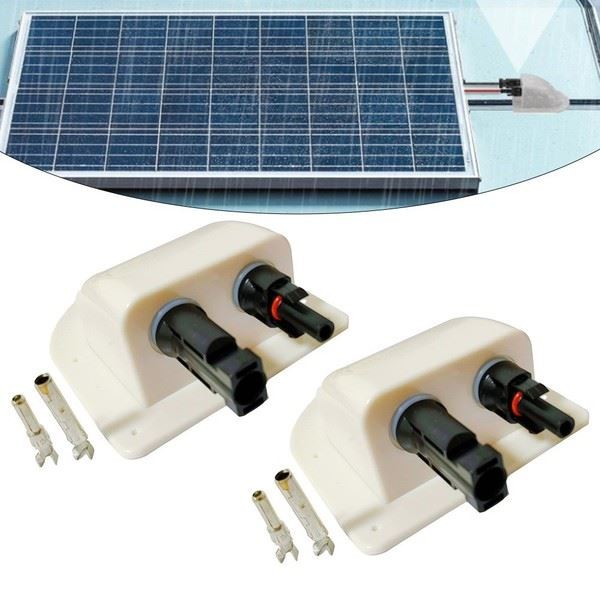 Sleek Design 2 PCS IP68 Rated Junction Box for Solar Panel Connections