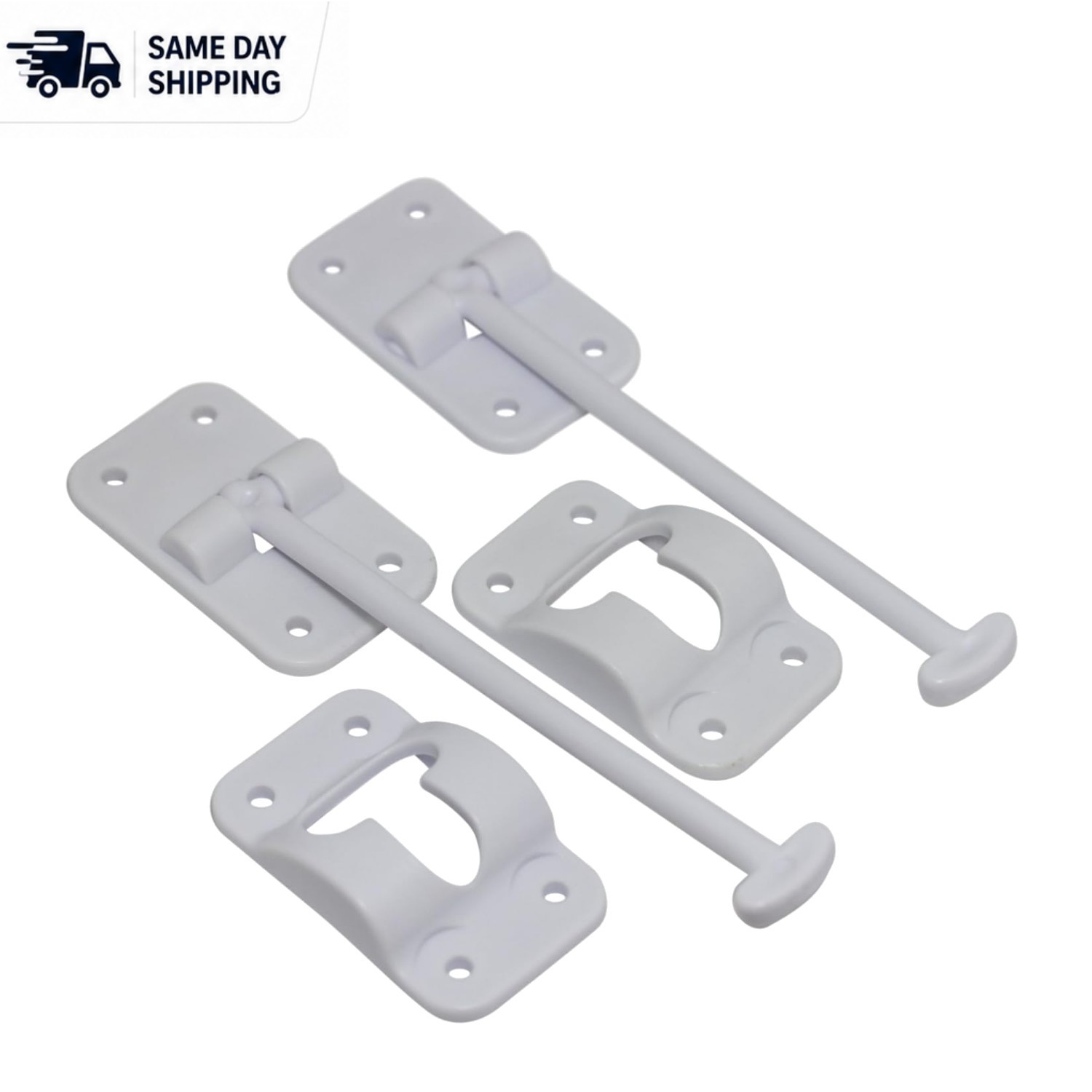 6″ T-Style RV Door Holder Catch – 2 Pack for Secure Camper Latch Replacement