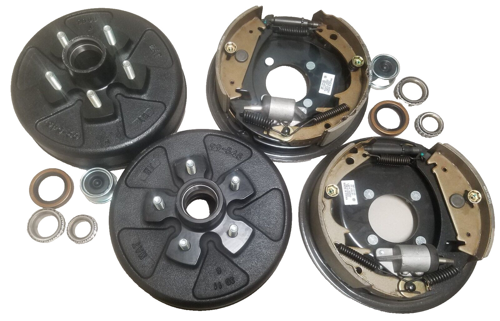 10″x2.25″ Hydraulic Free Backing Brake Kit Trailer Boat Used in Fresh Water