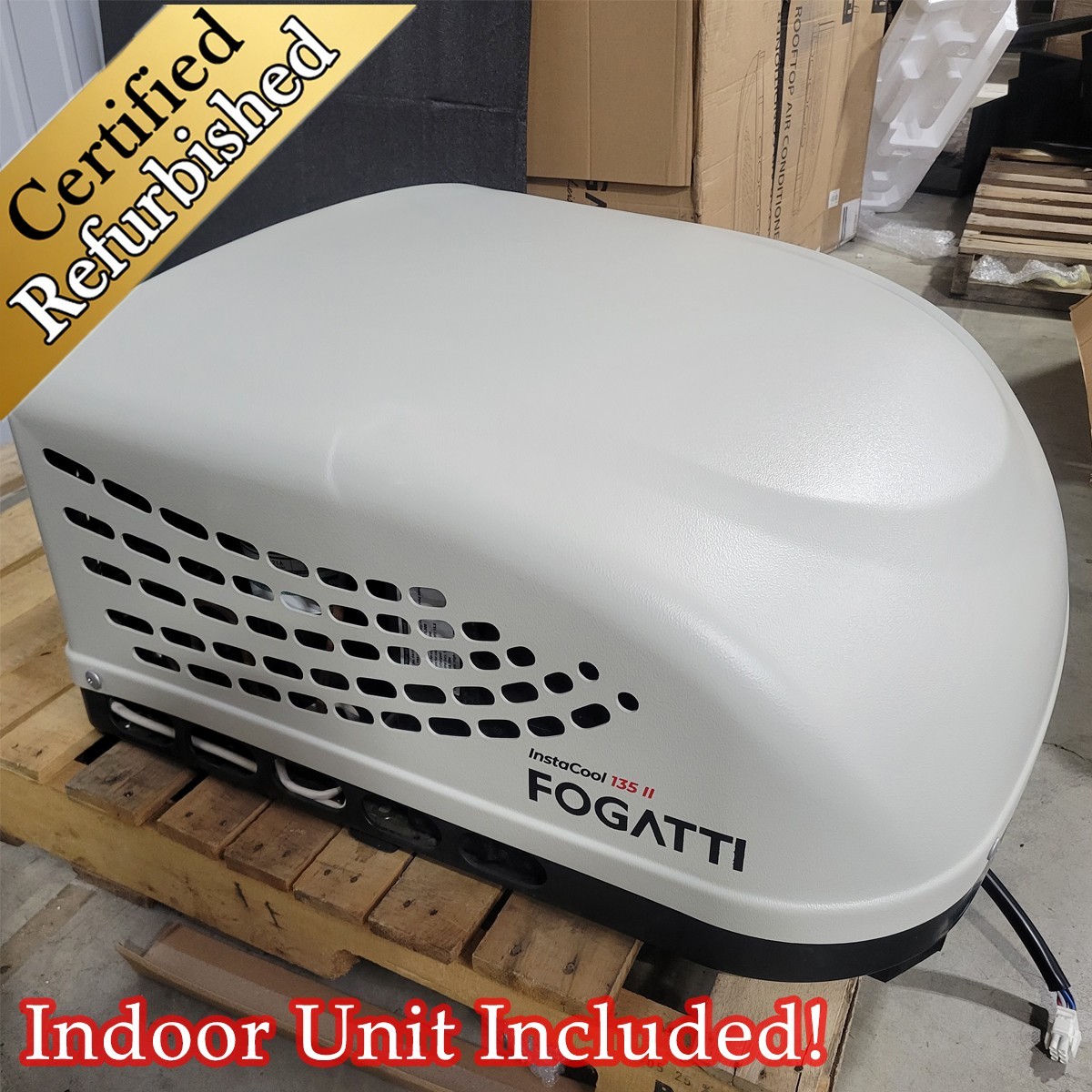 13,500 BTU RV Rooftop Air Conditioner Cool Non-Ducted Camper RV AC Unit Used