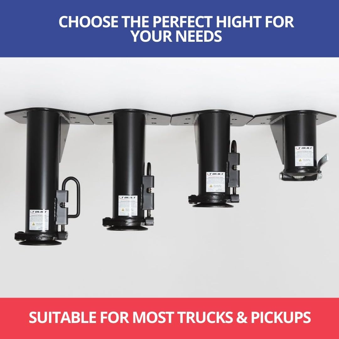 NEW 17″ Fifth (5th) Wheel RV to Goose Neck Adapter Hitch 7 3/4″ Forward Offset