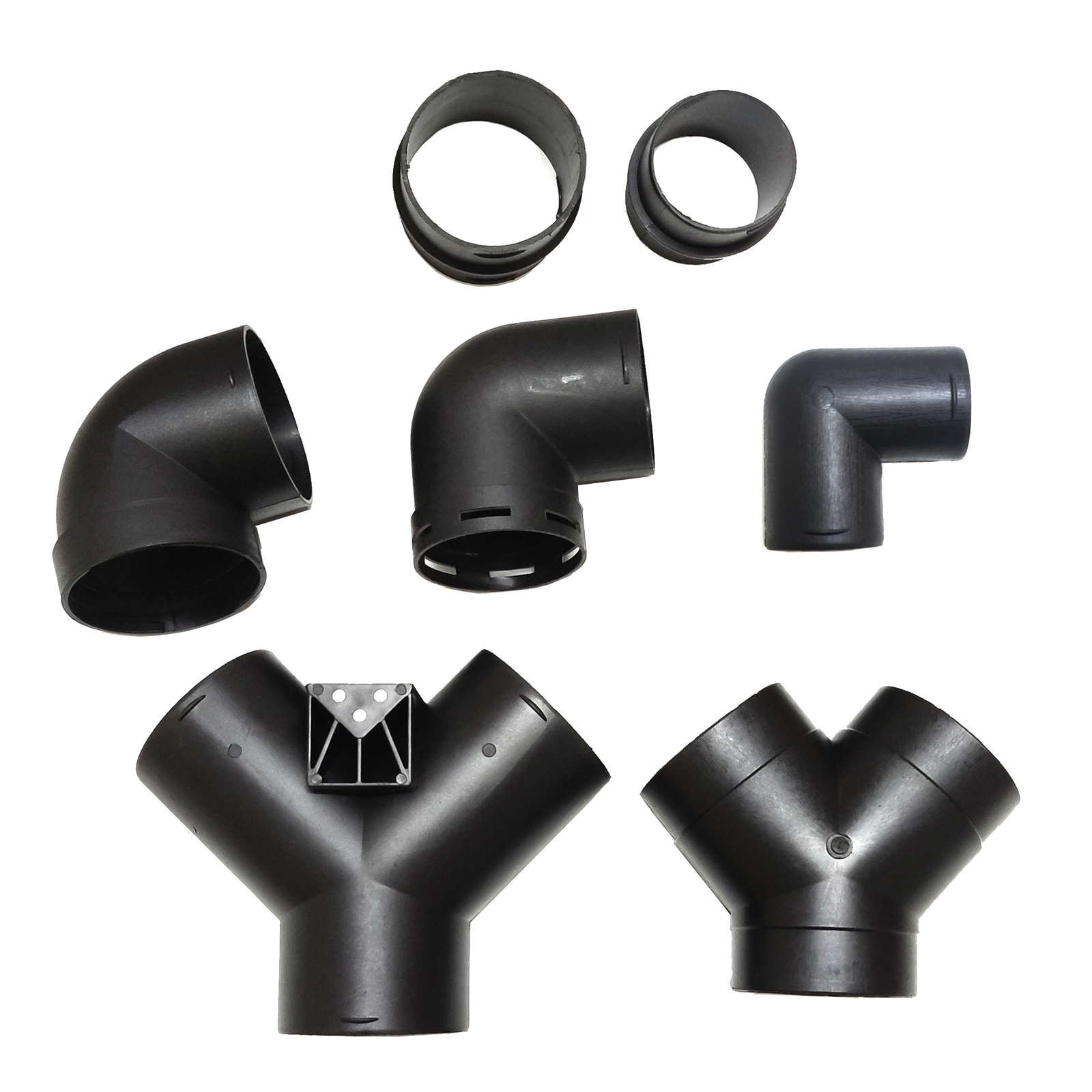 42/60/75mm Heater Air Duct Connector Y/T Branch Closeable/Open Regulating Valve