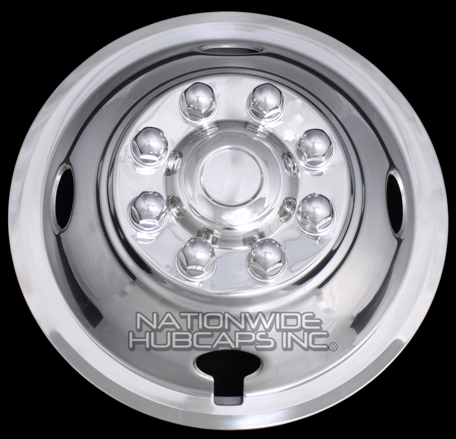 1 FRONT Truck Van RV Trailer 16″ Dual Wheel Simulators Rim Liner Covers Hub Caps