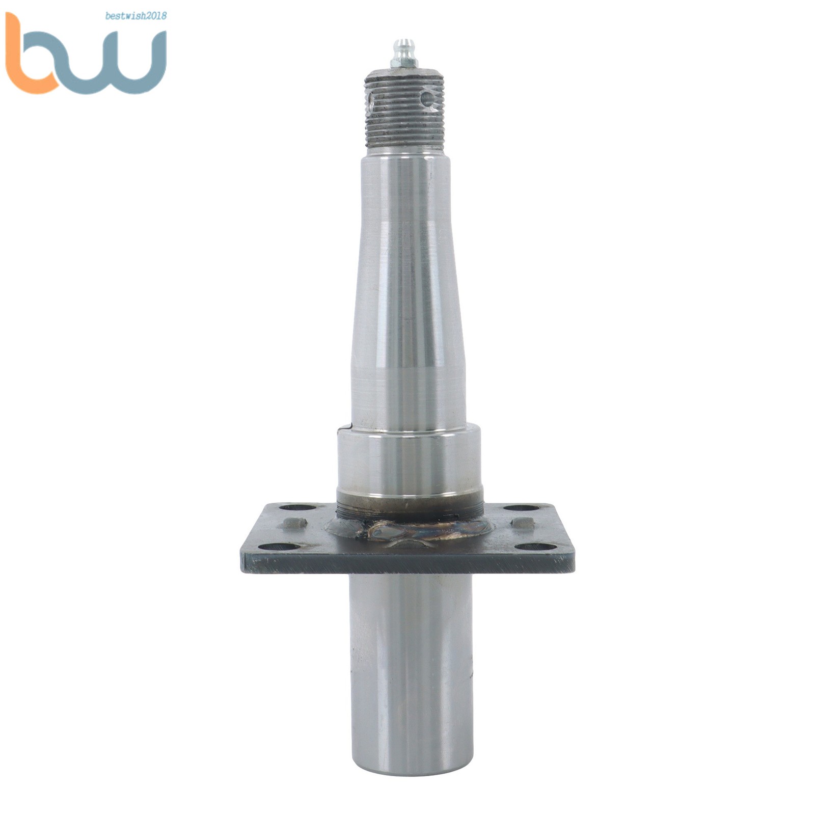 Trailer Spindle for 3500 lb #84 Axle Weld On 1 1/2 inch Round with Brake Flange