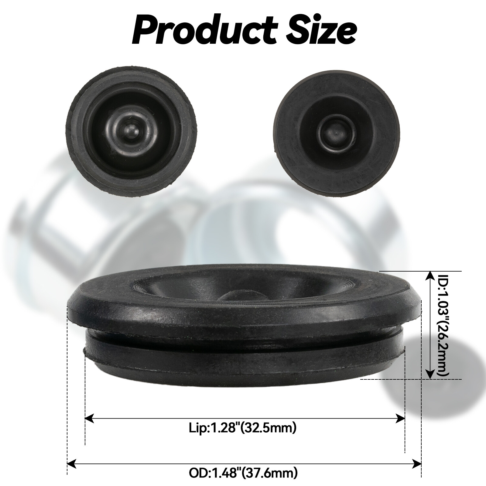 (20) GREASE PLUG Hub Dust Cap for Dexter EZ Lube Trailer Camper RV Axle RUBBER