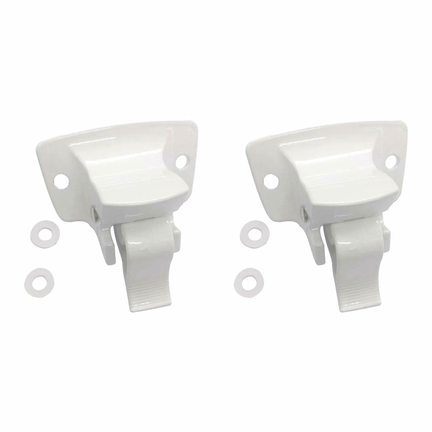 2XFor RV 3314067.004B Awning Arm Mount Bracket Assembly Wall Mount Bracket White