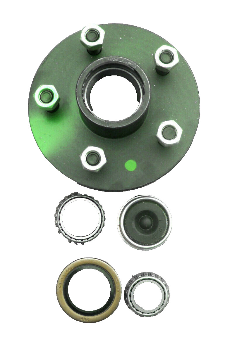 1- 5×4.75 Idler Hub with 3500# Bearing Kit Replace Trailer Axle fits Dexter ALKO